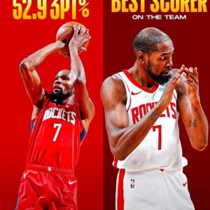 开云体育下载-恭喜火箭！杜兰特关键数据联盟第2，射手群需换血？交易不可避免